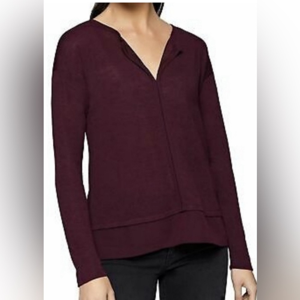 Anthropologie - Sanctuary Hanna Cabernet Long Sleeve Top